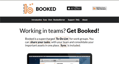 Desktop Screenshot of bookedapp.com