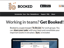 Tablet Screenshot of bookedapp.com